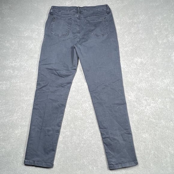 Soft Surroundings Jeans Women's Size Small Gray Tapered Ankle Denim Jeans - Picture 9 of 15